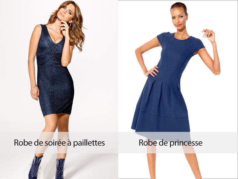 Robe chic bleu