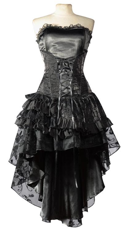 Robe corset noir