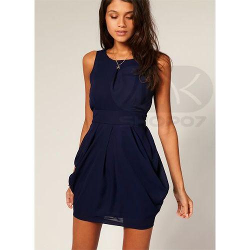 Robe courte bleu nuit