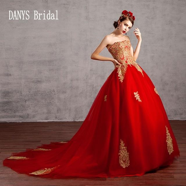 Robe de bal rouge