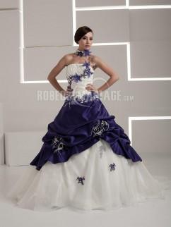 Robe de mariée couleur bleu