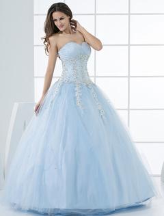 Robe de mariage bleu