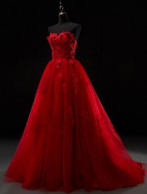 Robe de mariage rouge