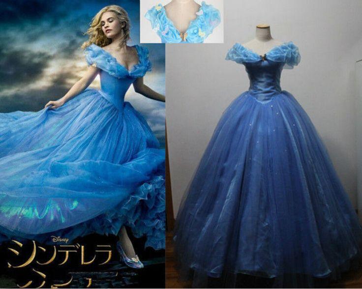 Robe de princesse femme bleu