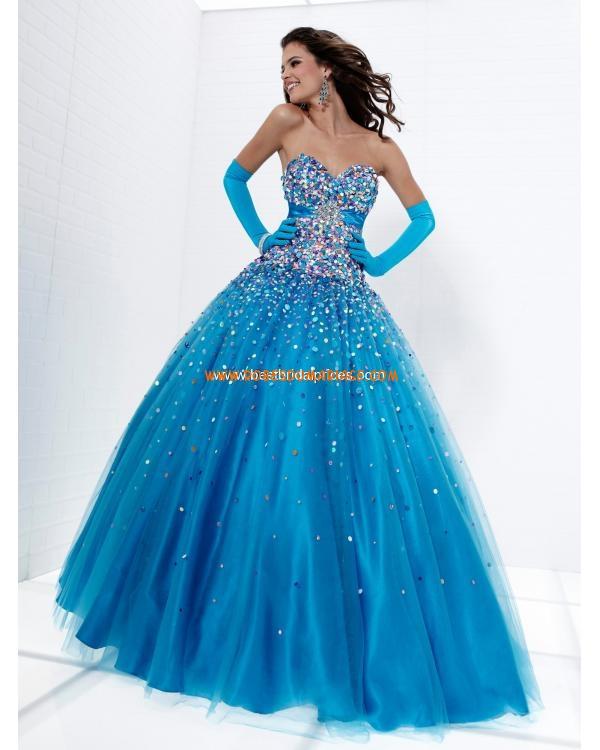 Robe de princesse femme bleu