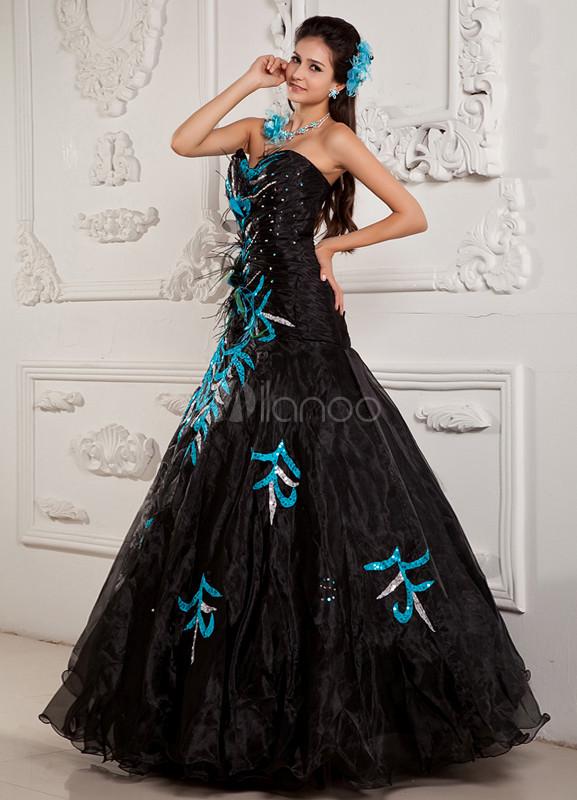 Robe de princesse noir