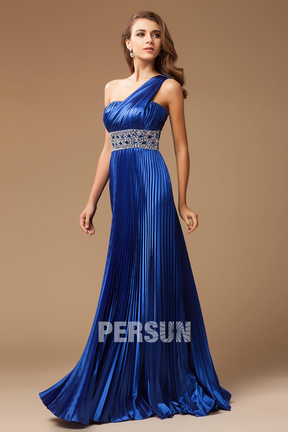 Robe de soirée bleu marine