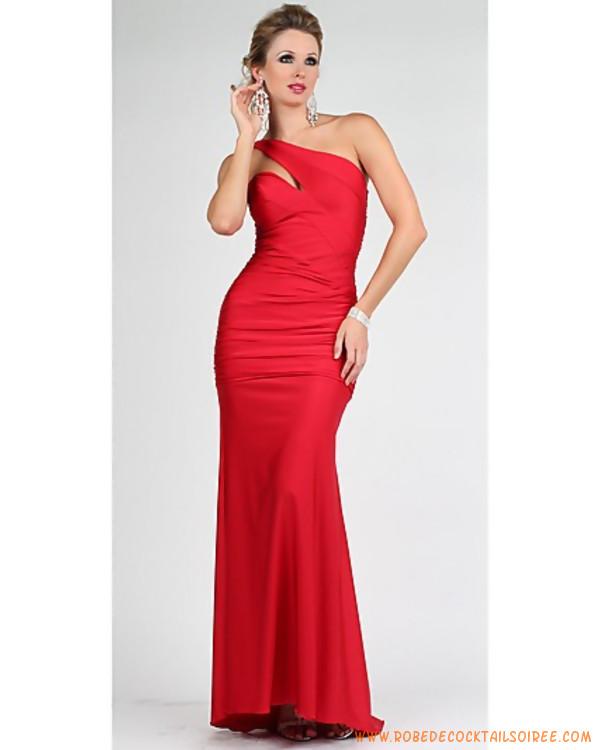 Robe de soirée longue rouge pas cher