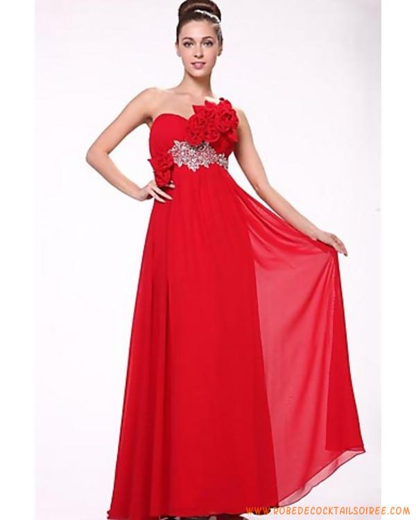 Robe de soirée rouge longue pas cher