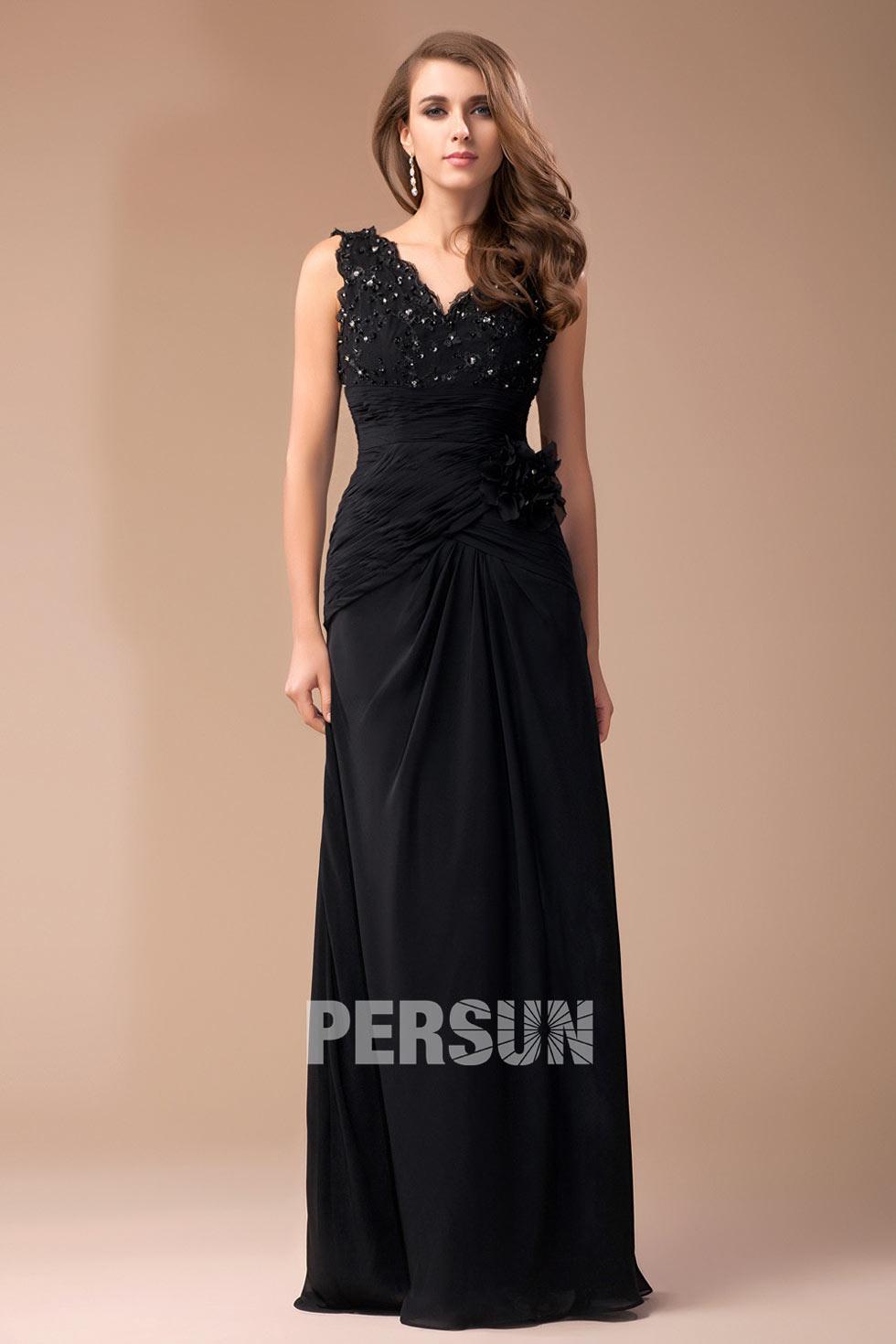 Robe de soiree noir