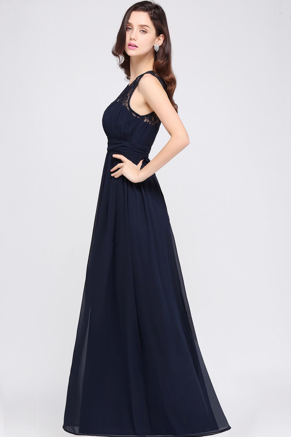 Robe demoiselle d'honneur bleu marine