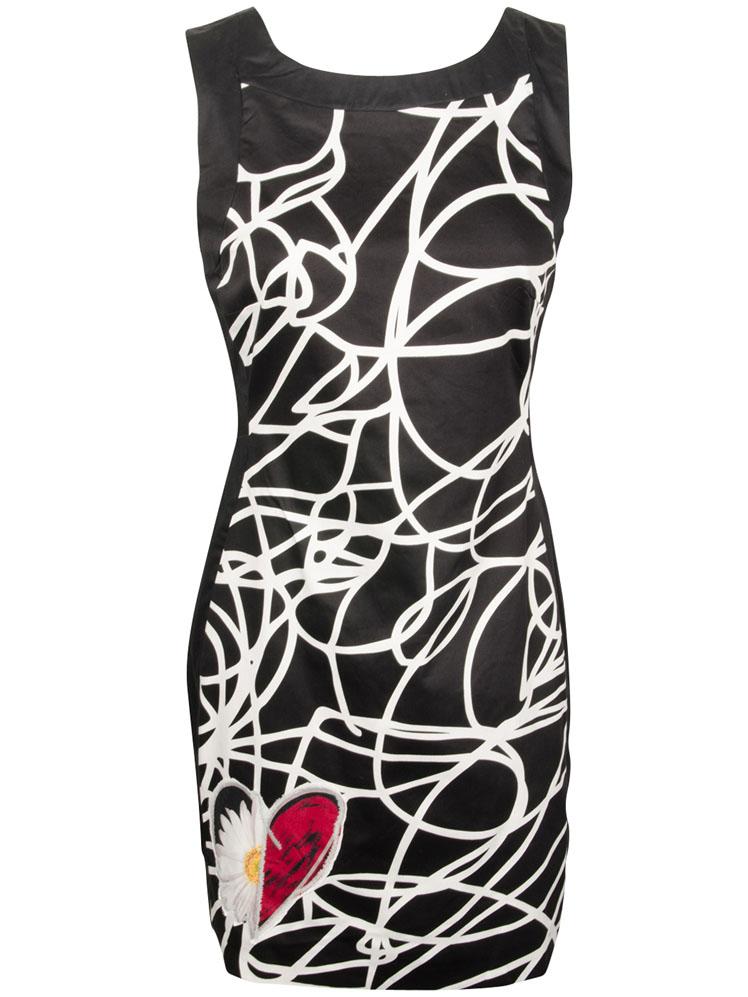 Robe desigual noir et blanc