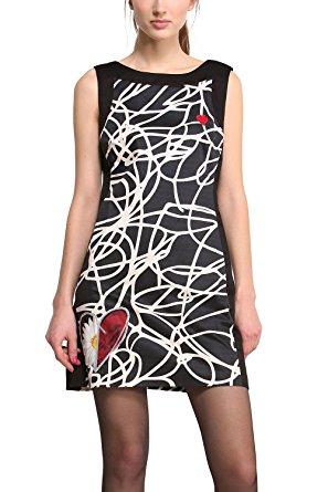 Robe desigual noir et blanc