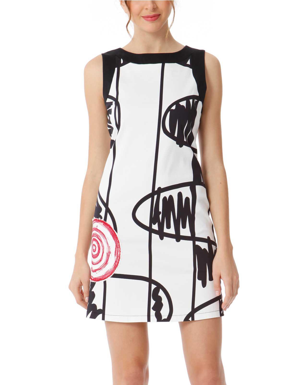 Robe desigual noir et blanche