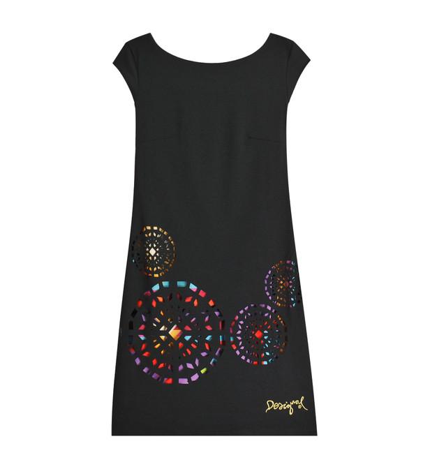 Robe desigual rouge et noir