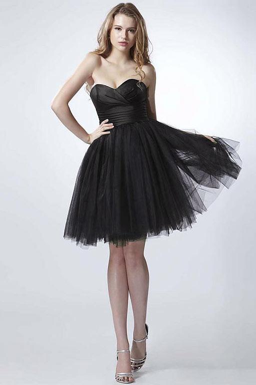 Robe en tulle noir