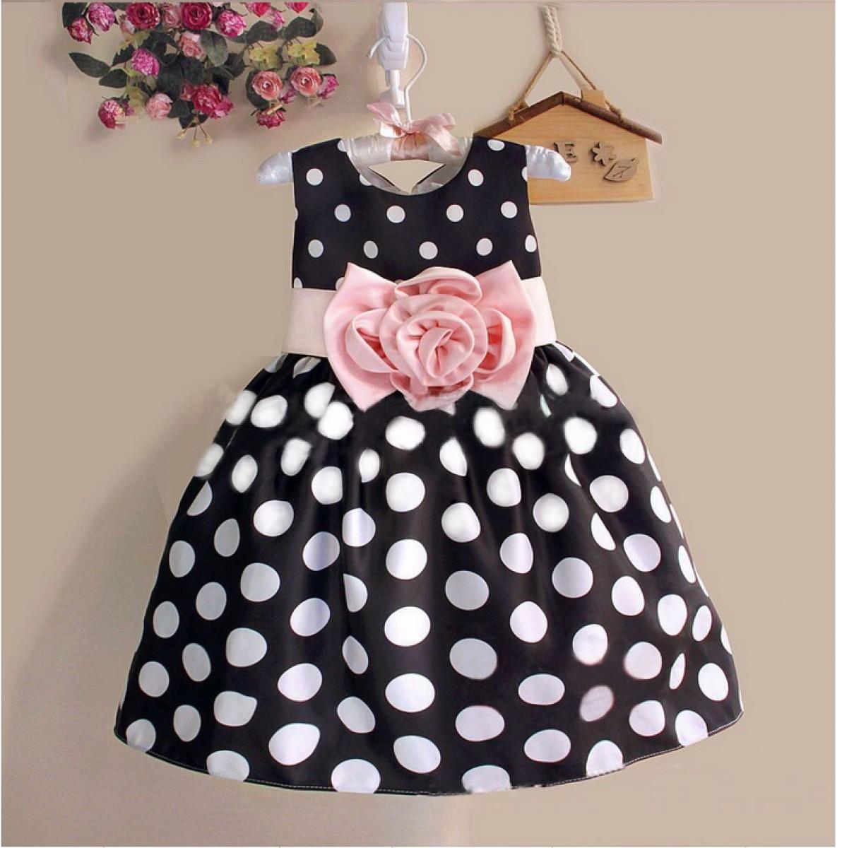 Robe enfant noir et blanc