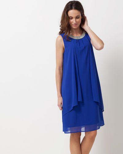 Robe fluide bleu