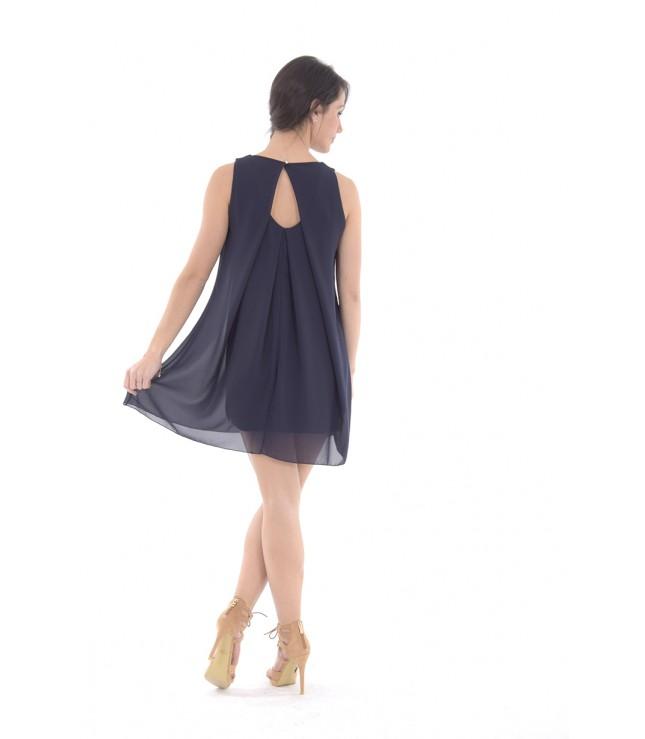 Robe fluide bleu