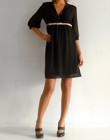 Robe fluide noir