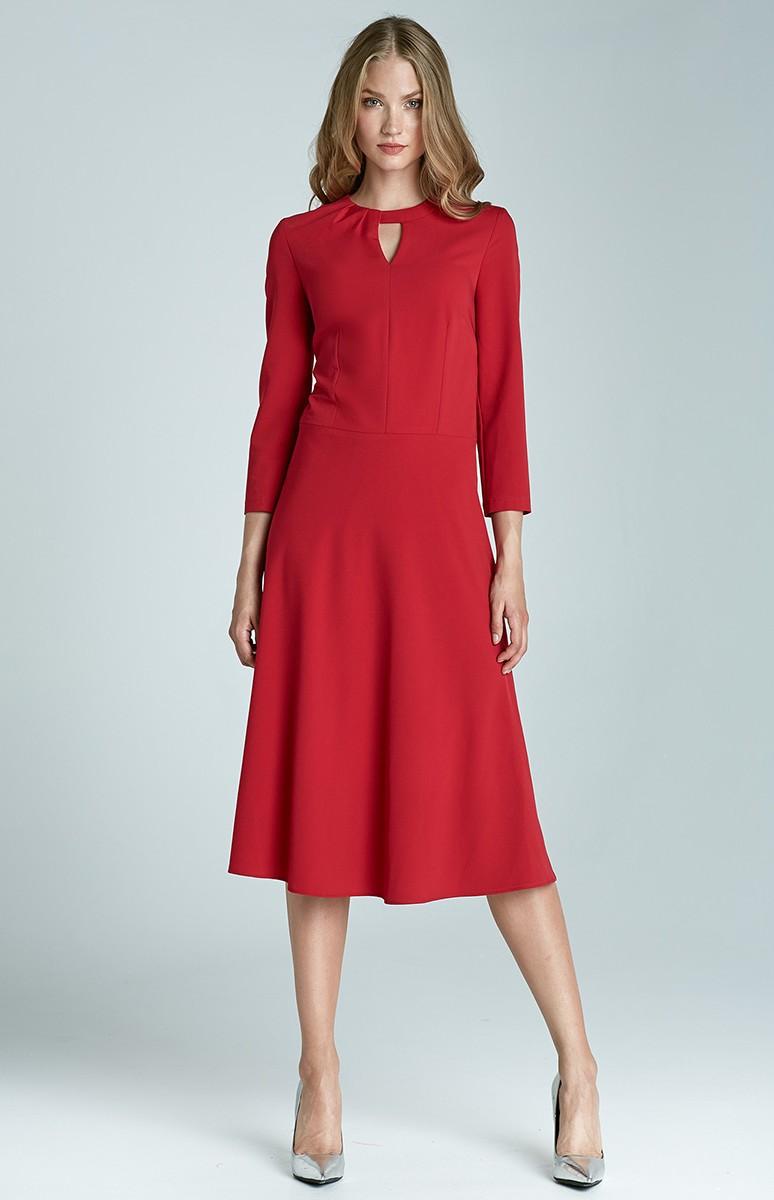 Robe fluide rouge