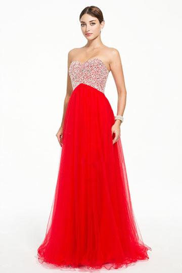 Robe gala rouge