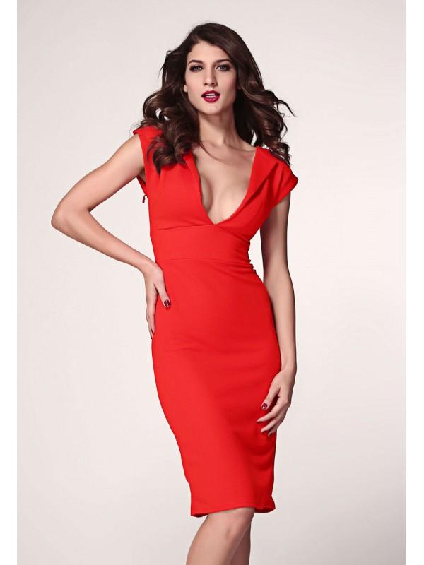 Robe glamour rouge