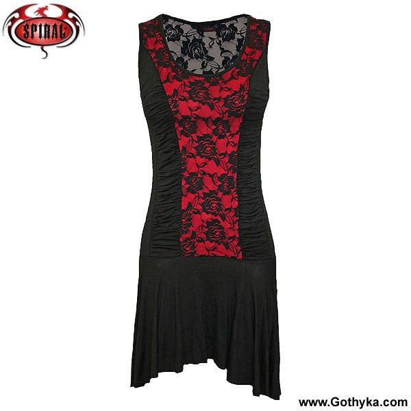 Robe gothique rouge