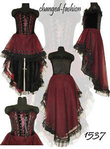 Robe gothique victorienne rouge