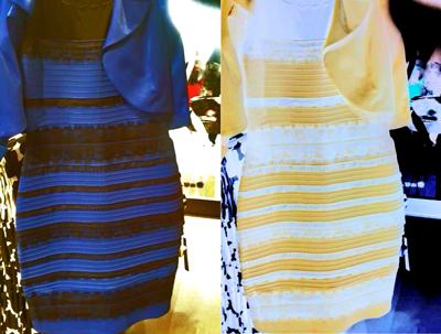 Robe jaune ou bleu
