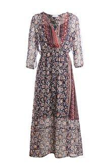 Robe longue boheme chic grande taille