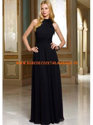 Robe longue noir pas cher