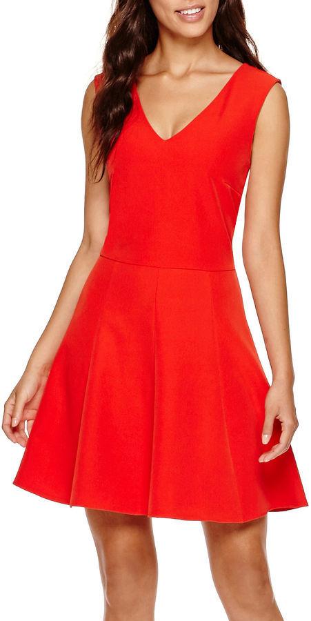 Robe mango rouge