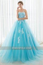 Robe mariage bleu ciel