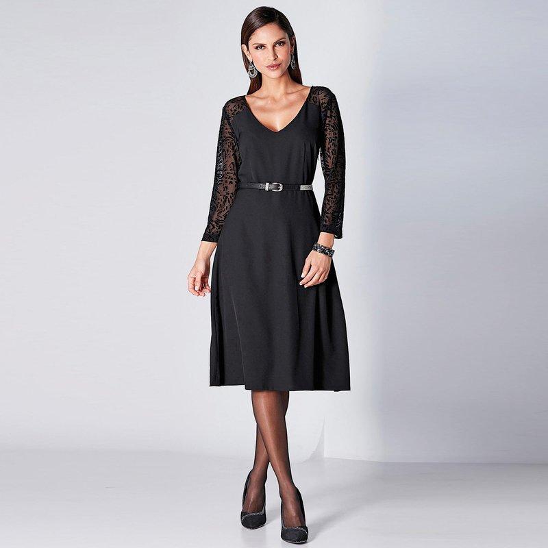 Robe mi longue noir