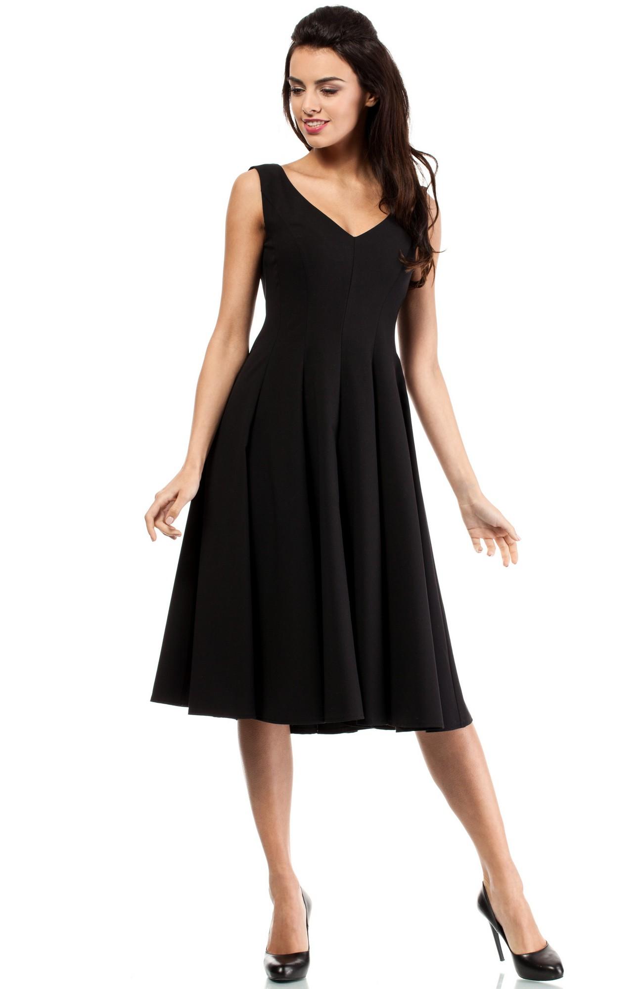 Robe mi longue noir