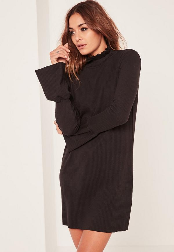 Robe noir ample