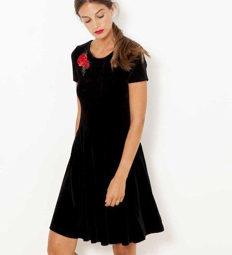 Robe noir camaieu