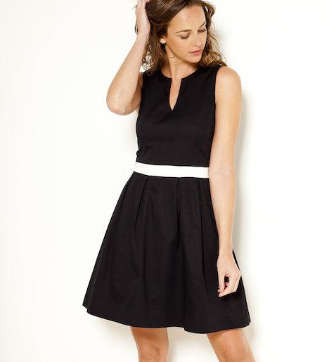 Robe noir camaieu