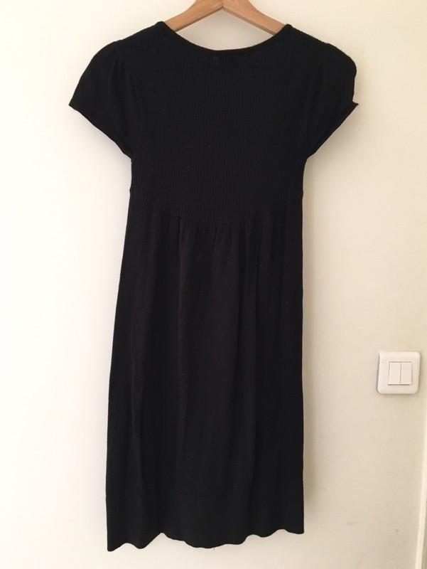 Robe noir coton