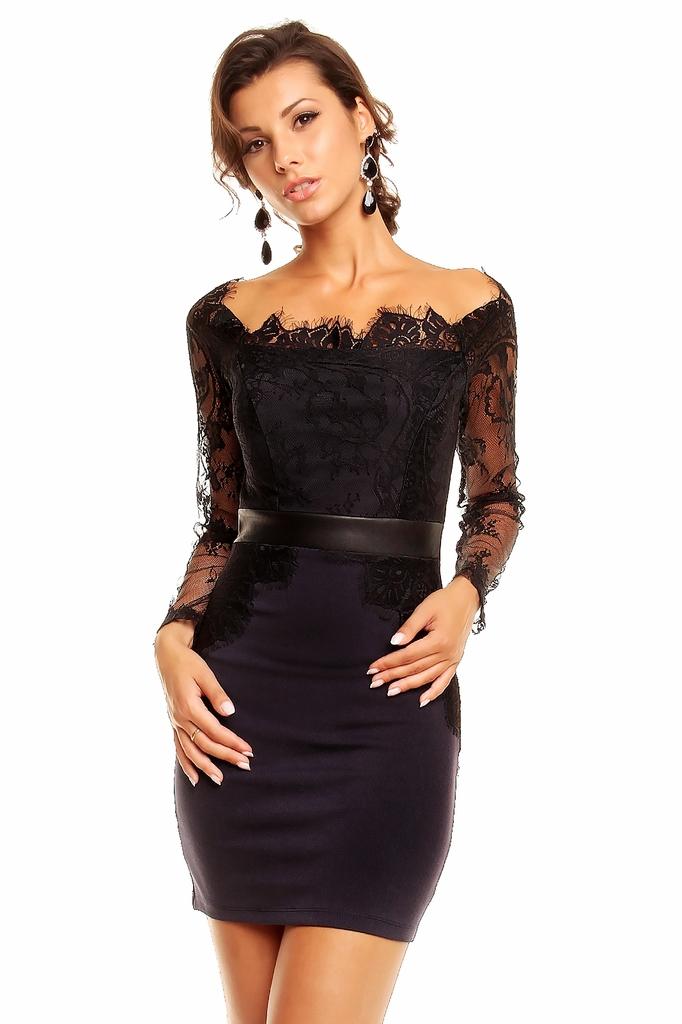 Robe noir courte pas cher