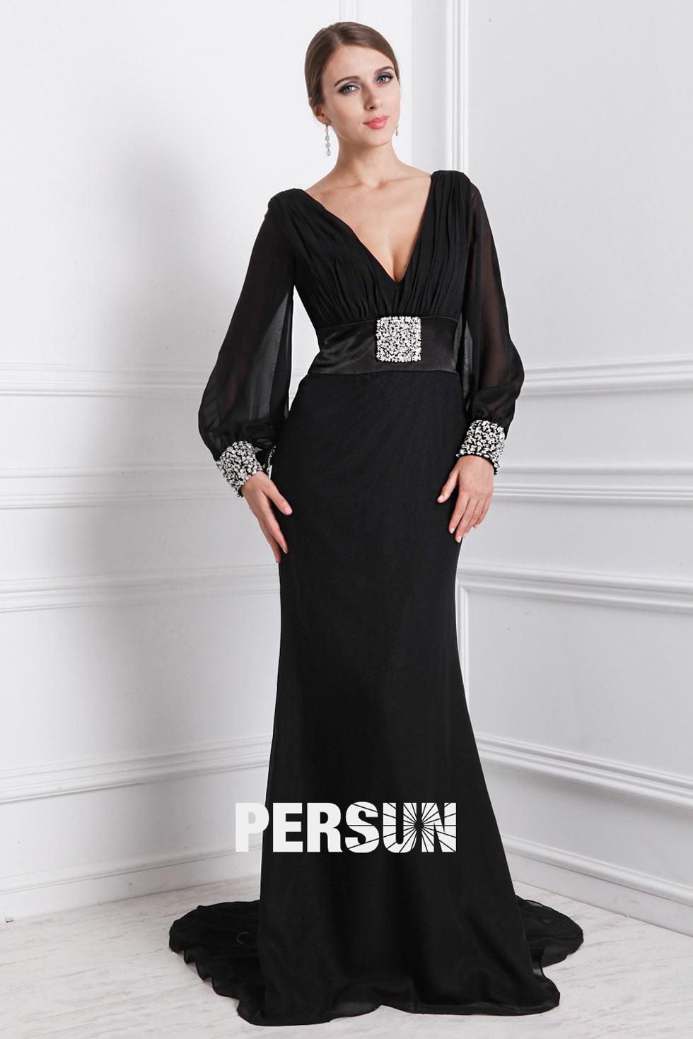 Robe noir de soiree