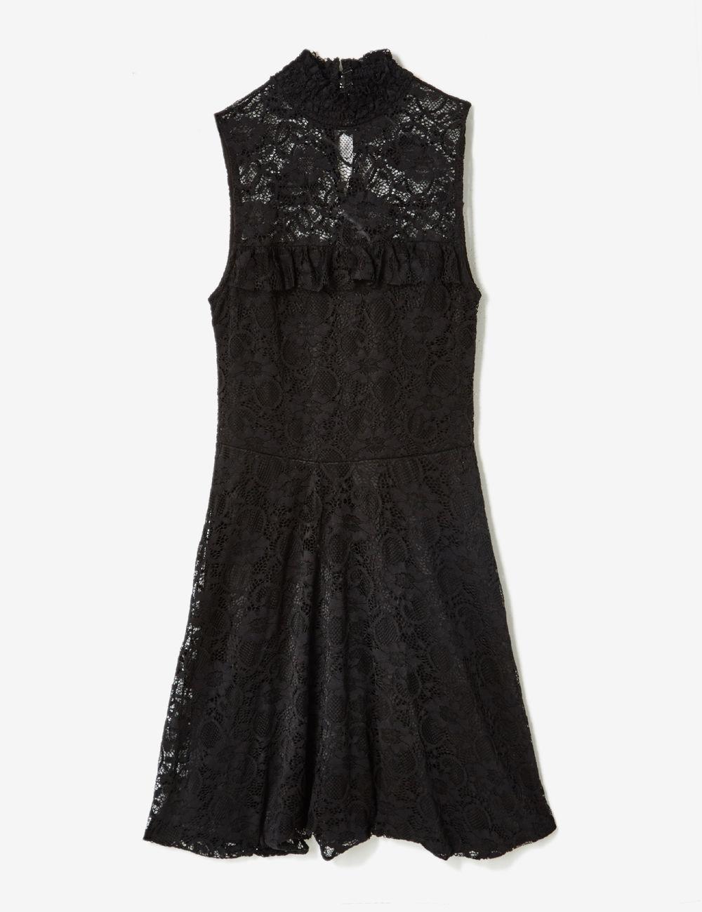 Robe noir dentelle jennyfer