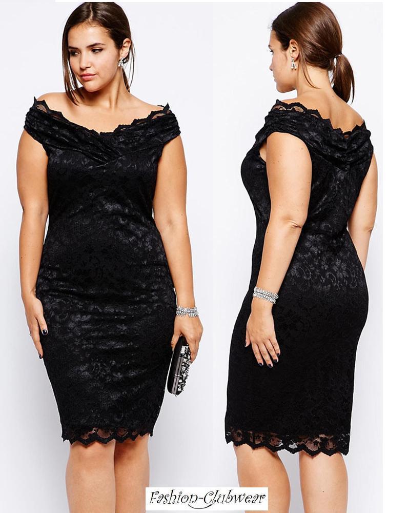 Robe noir dentelle pas cher