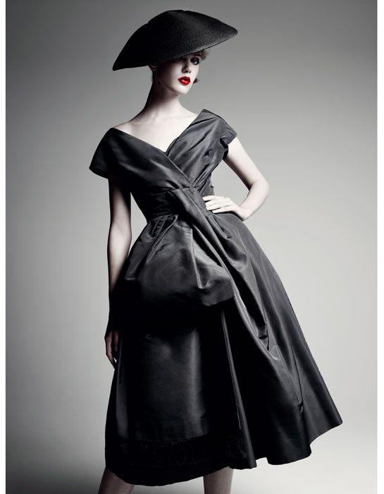 Robe noir dior