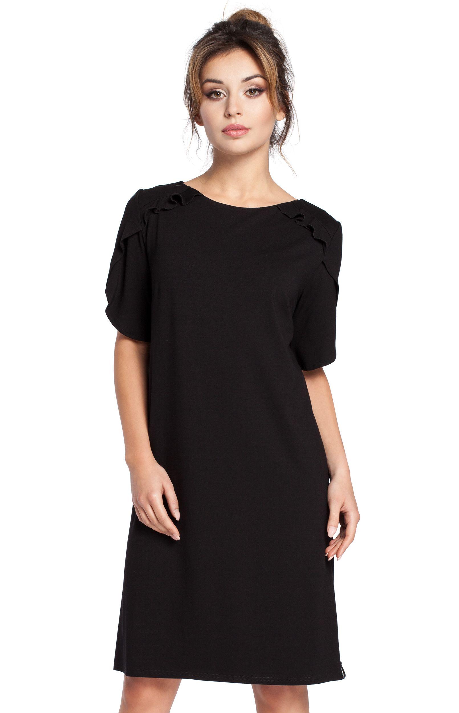 Robe noir droite