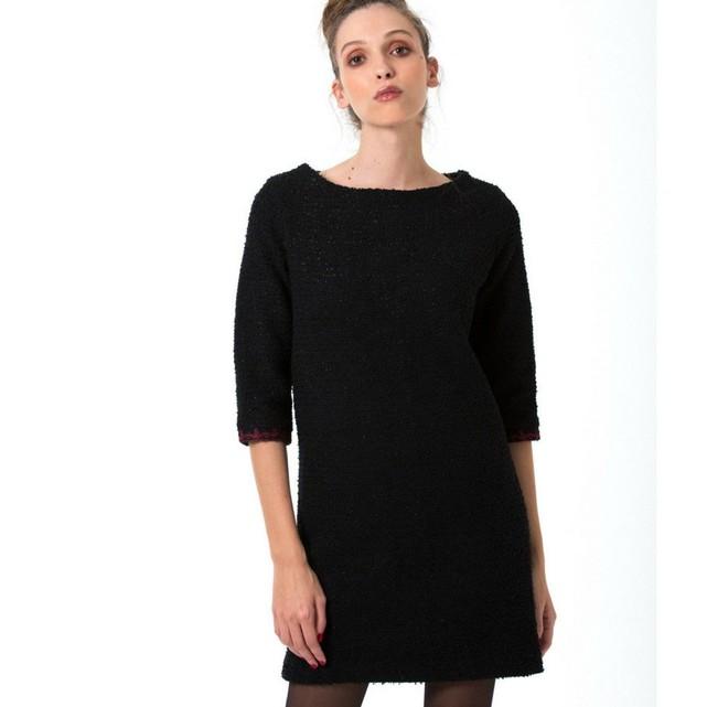 Robe noir en laine