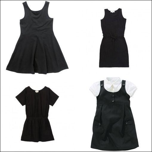 Robe noir enfant