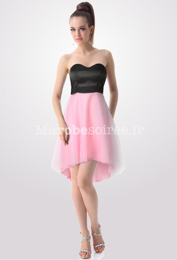 Robe noir et rose