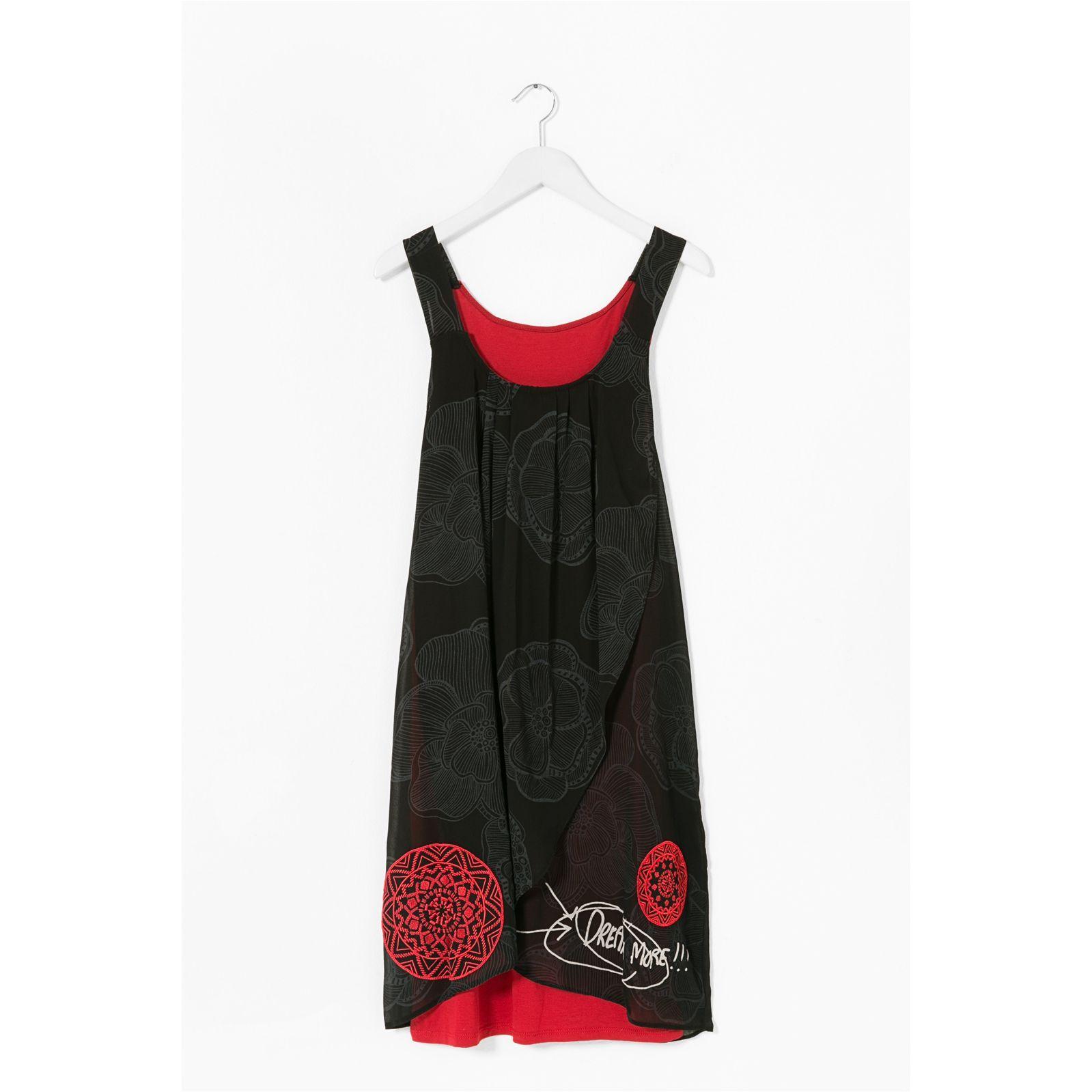 Robe noir et rouge desigual